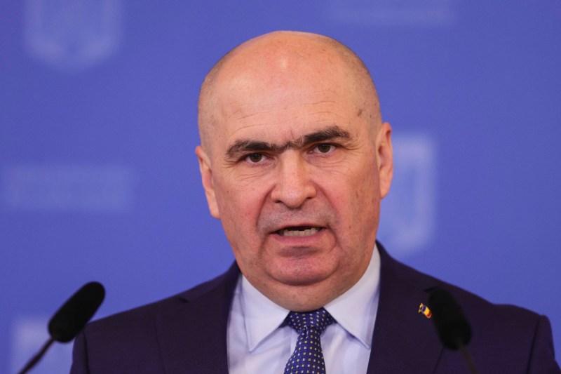Conferința de presă organizată de președintele interimar Ilie Bolojan la Palatul Cotroceni, în București, 28 februarie 2025. Sursă foto: Inquam Photos / Octav Ganea.