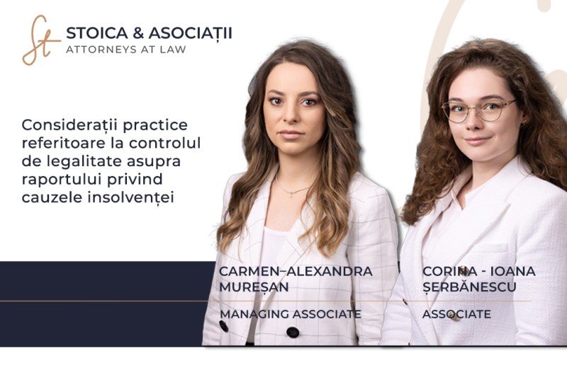Considerații practice referitoare la controlul de legalitate asupra raportului privind cauzele insolvenței