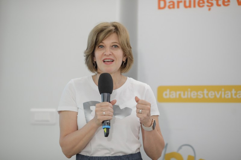 Oana Gheorghiu, co-fondatoare a Asociației Dăruiește Viață / Foto: Inquam Photos - George Călin