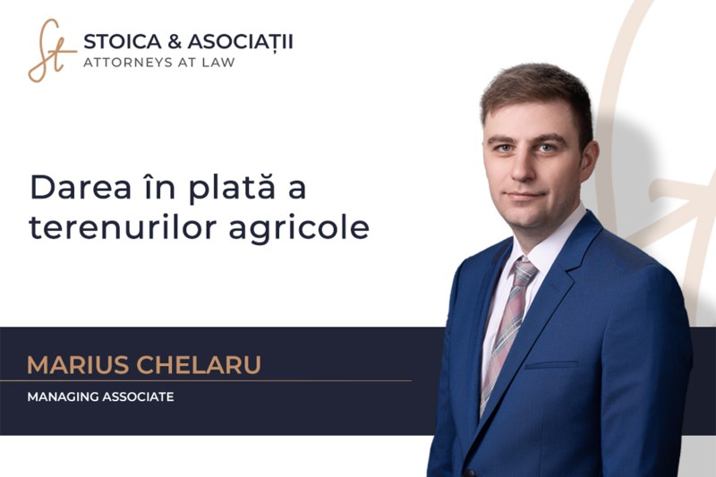 Darea în plată a terenurilor agricole